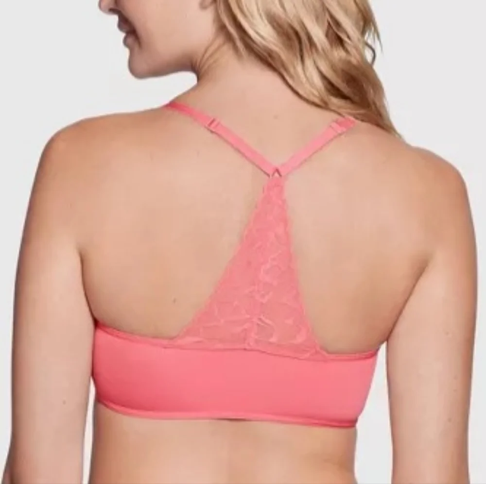 💥TRUE & CO EVERYBODY LACE RACERBACK BRALETTE SIZE S